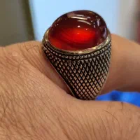 انگشتر عقیق سرخ