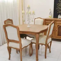 ست ناهارخوری فرانسوی راش در رنگبندی انتخابی|میز و صندلی غذاخوری|مشهد, شایه|دیوار