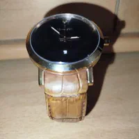 ساعت رمانسون موتور ژاپنی رنگ ثابت بند چرمی درحد نو|ساعت|کرمان, |دیوار