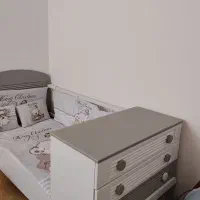 تخت کودک نوجوان جنس ام دی آف تمیز صفر|تخت و سرویس خواب|مهاباد (آذربایجان غربی), |دیوار