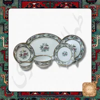 سرویس ۶ نفره انتیک‌ ‌کشمیری مارک هاوار انگلیس