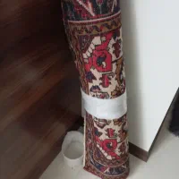 فرش 1.5در1 و پشتی دست باف|فرش|کرمان, |دیوار