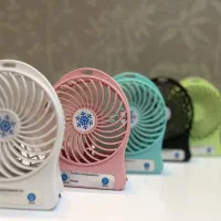 پنکه شارژی چراغ دار