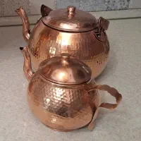 قوری کتری مسی