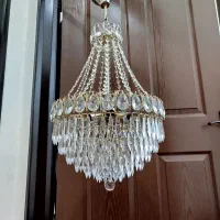 لوستر طبقه ای 8شعله|لوستر و چراغ آویز|تبریز, |دیوار