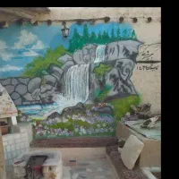 دیوارنویسی ،تابلونویسی،صلوات نویسی ونقاشی|خدمات پیشه و مهارت|خمینی‌شهر, |دیوار