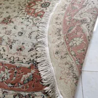 فرش گرد ۲×۲ و پادری ۱×۱|فرش|تبریز, |دیوار