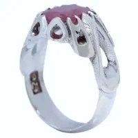 انگشتر نقره فیروزه نیشابوری شجردار|جواهرات|بروجرد, |دیوار