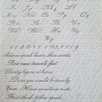 آموزش خوشنویسی لاتین خودکار و گواش مجازی و خصوصی|خدمات آموزشی|شیراز, یخ سازی|دیوار