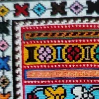 گلیم کوچک شمارا میبافم