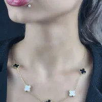 نمونه گردنبند ونکلیف دورنگ طراحی جدید و کپی طلا