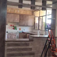 رنگ آمیزی  انواع کابینت چوبی.پلی استر کاری  نقاشی|خدمات پیشه و مهارت|مشهد, شاهد (شهرک غرب)|دیوار