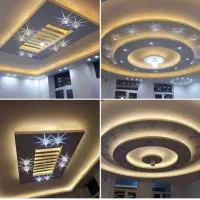 سقف کاذب کناف مستقیم با استادکار