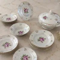 سرویس چینی قدیمی و آنتیک