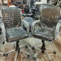 صندلی گردان  سه خط اداری