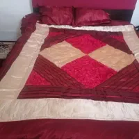 تختخواب دونفره با تشک طبی فنری رویال سلام