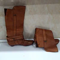 پوتین زنانه سایز ۳۷ چرم اصل|کیف، کفش، کمربند|رشت, پاستوریزه|دیوار