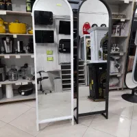 آینه پایه ثابت نیم دایره * اثاث مارکت