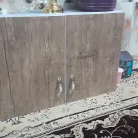 کمد اشپزخانه طرح ام دی اف بایک عدد سینک ظرف شویی