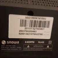 تلویزیون ۵۵ اسنوا 4k ضربه خورده|تلویزیون و پروژکتور|کرج, شهرک بنفشه|دیوار