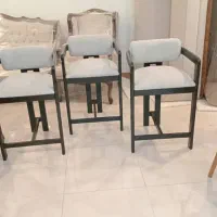 صندلی اپن فلز و چوب گردو|صندلی و نیمکت|رشت, چله خانه|دیوار