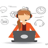 اپراتور خانم جهت پاسخگویی تلفن
