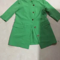 کت بسیار شیک سبز رنگ سایز چهل
