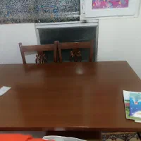 مبل ومیز غذا خوری 6نفره با صنایع ست|مبلمان خانگی و میز عسلی|میناب, |دیوار