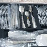 سرویس قاشق چنگال ناب استیل|ظروف سرو و پذیرایی|چهاردانگه (تهران), |دیوار