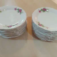 بشقاب میوه خوری طرح گل سرخ|ظروف سرو و پذیرایی|صدرا-فارس, فاز ۱|دیوار