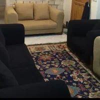 مبل راحتی پارچه تدی 7 نفره در حد نو