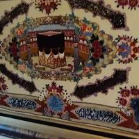 تابلو فرش دستباف تمام ابریشم تبریز ۶۲رج