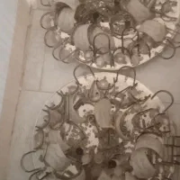 لوستر سقفی بالامپ