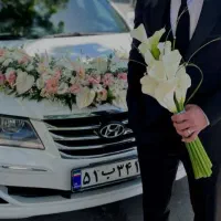 ماشین عروس و دسته گل عروس|گل و گیاه طبیعی|شیراز, قدوسی غربی|دیوار