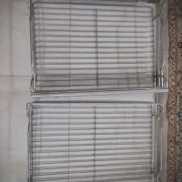 سبد سیب زمینی و پیاز داخل کابینت استیل