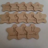 دیسک های چوبی ماهگرد نوزاد