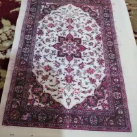 فرش طرح کاشان روی دار.که بادار وپشم وتمام وسایل|فرش|کرمانشاه, |دیوار