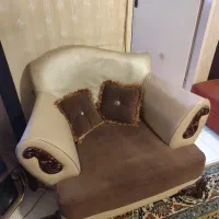 مبلمان ۷نفره چوب|مبلمان خانگی و میز عسلی|کرج, فاز ۳ گوهردشت|دیوار