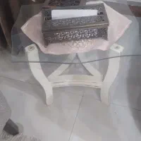میز عسلی با شیشه