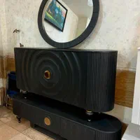 آینه کنسول با میز تلویزیون مدل کهکشانی|بوفه، ویترین، کنسول|اردبیل, |دیوار