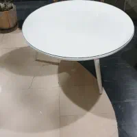 میز گرد جلو مبلی قطر ۹۰ سانت