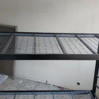 تخت 2طبقه و تشک طبی فنری رویال کفی فلزی فنس|تخت و سرویس خواب|تهران, خواجه نصیر طوسی|دیوار