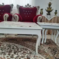 فروش مبل هفت نفره به همراه میز و سه عدد  میز عسلی|مبلمان خانگی و میز عسلی|مینودشت, |دیوار