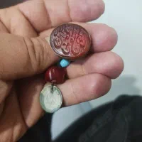 مهر عقیق یمنی خط چپ تاریخ دار|کلکسیون اشیاء عتیقه|اصفهان, جامی|دیوار