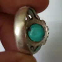 انگشتر فیروزه نیشابوری نقره اصل فروشی|جواهرات|بیرجند, |دیوار