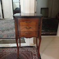 میز تلفن چوبی