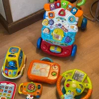 واکر و دوربین و اتوبوس و زبان لرنینگ وی تک vtech|اسباب و اثاث بچه|تهران, جنت‌آباد جنوبی|دیوار