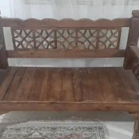 مبل صندلی چوبی 4 عدد