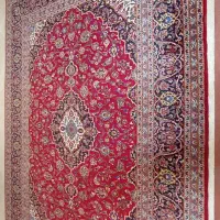 فرش دستباف لاکی کاشان قطبی