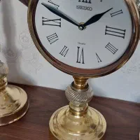 ست شمعدان وساعت|صنایع دستی و سایر لوازم تزئینی|سرعین, |دیوار